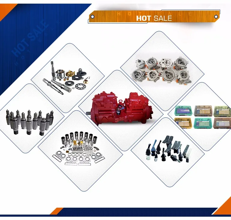 Sh120-3/5 Sh160 Excavator Parts K7V63-9y2c Kawasaki Regulator