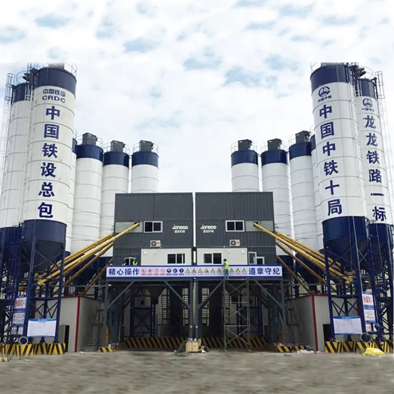 Shantui Sjhzs090-3r 90m3/H Productivity Concrete Mixing Plant Cheap Price