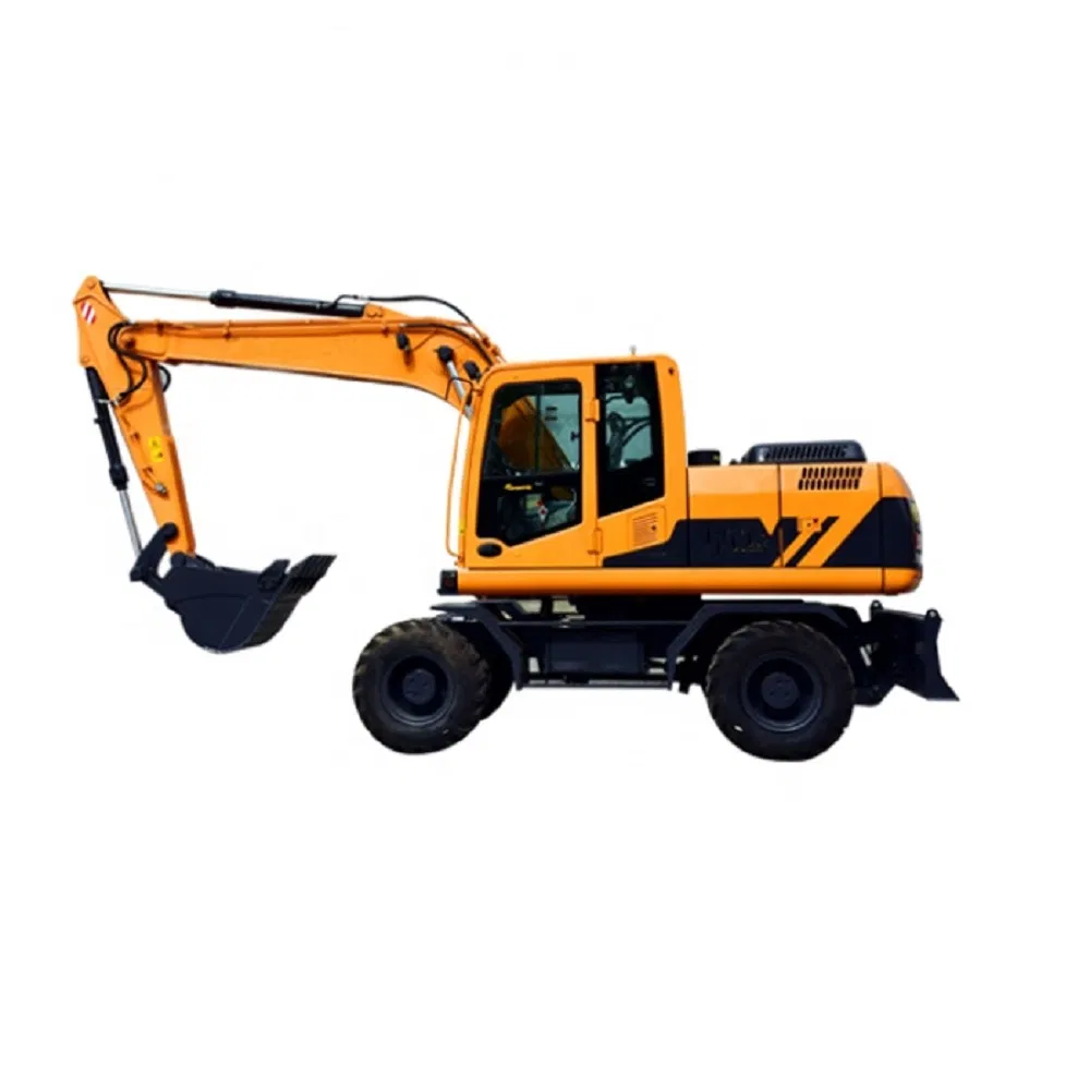 Simple Operating Construction Machinery 1.6ton Hydraulic Excavator Mini Wheel Digger for Sale Prices