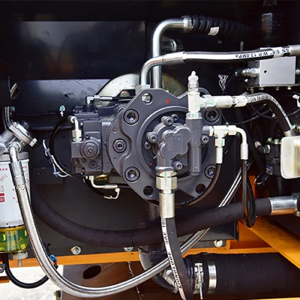 Simple Operating Construction Machinery 1.6ton Hydraulic Excavator Mini Wheel Digger for Sale Prices