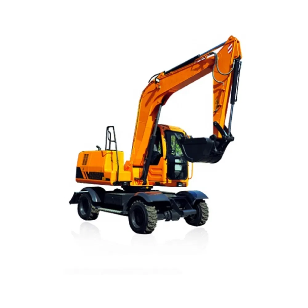 Simple Operating Construction Machinery 1.6ton Hydraulic Excavator Mini Wheel Digger for Sale Prices