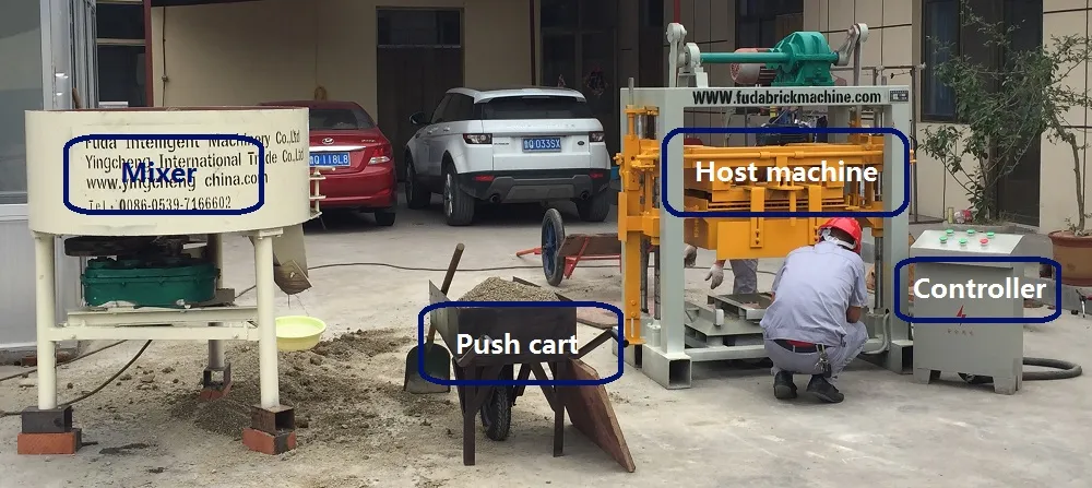 Small Block Machine/Habiterra Concrete Block Machine China Brand