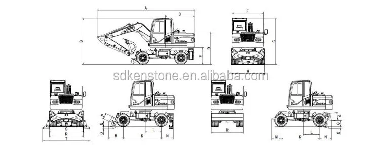 Trench Digger Wheel Shovel Excavator Bagger Rc