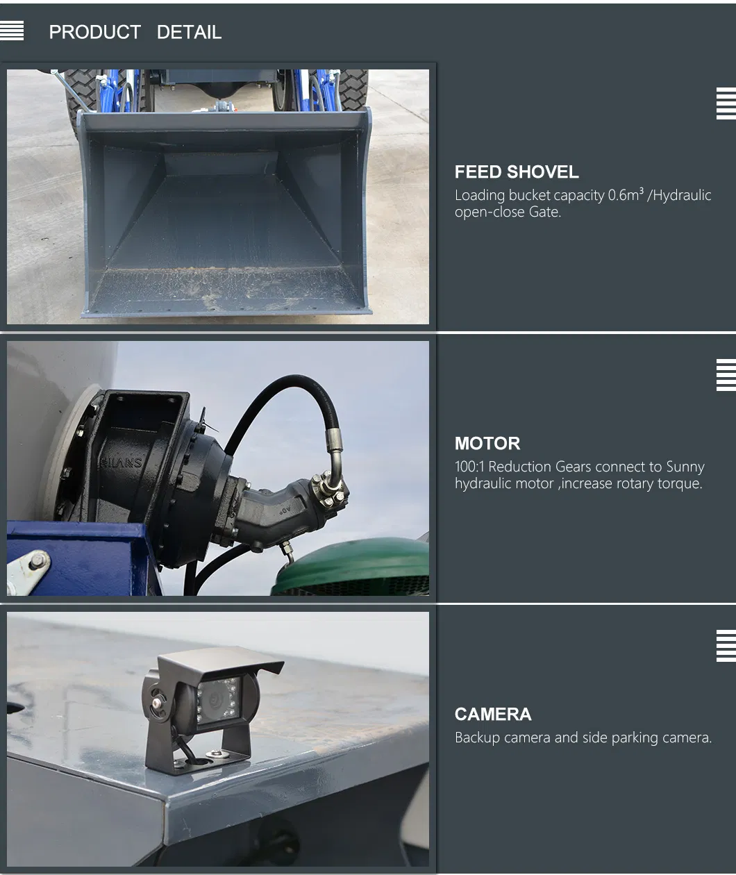 Small Concrete Mixer Machine Mobile Self Loading Concrete Mixer Truck Price