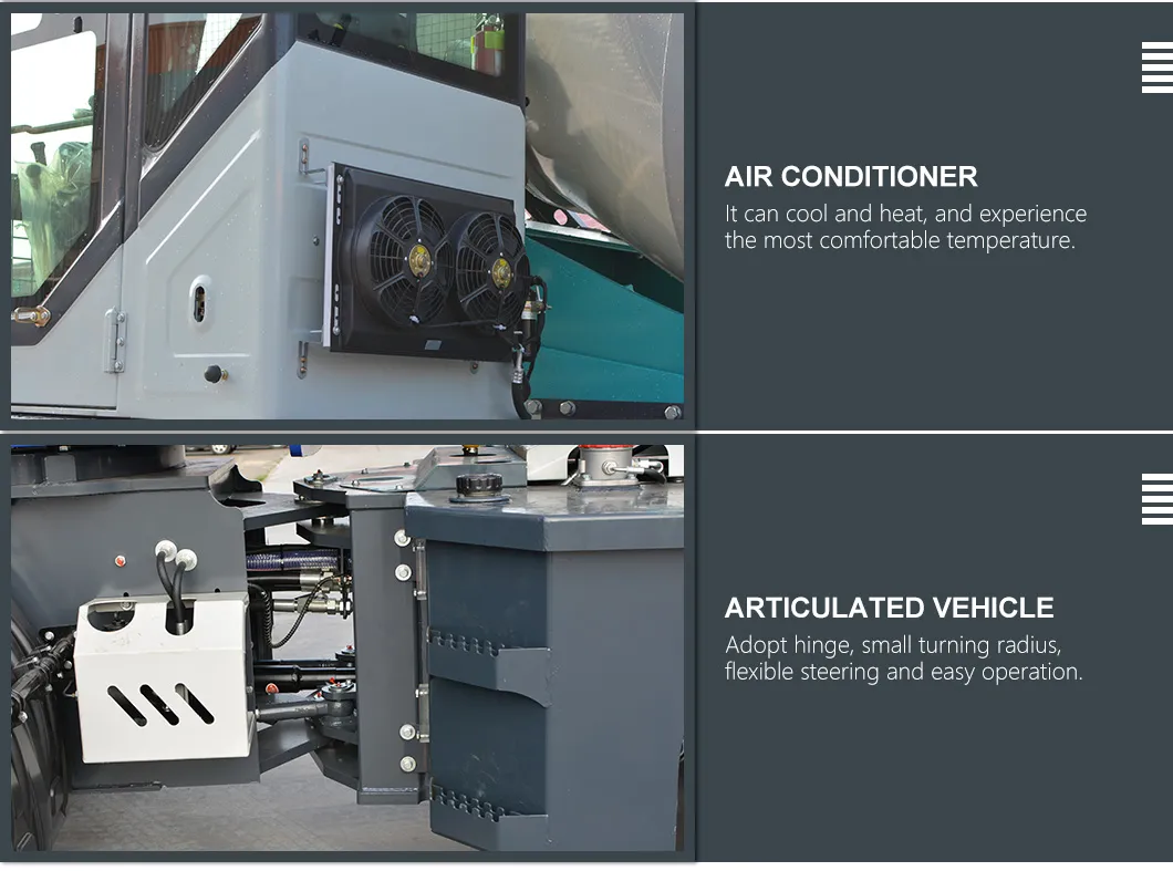 Small Concrete Mixer Machine Mobile Self Loading Concrete Mixer Truck Price