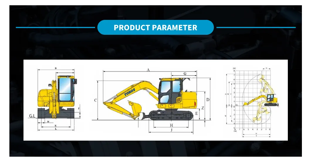 Small Digger Cheap Price Crawler Excavator for Garden and Farm Mini Excavator