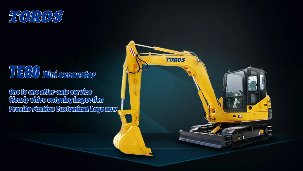 Small Hydraulic 6 Tons Bucket Crawler Mini Excavators
