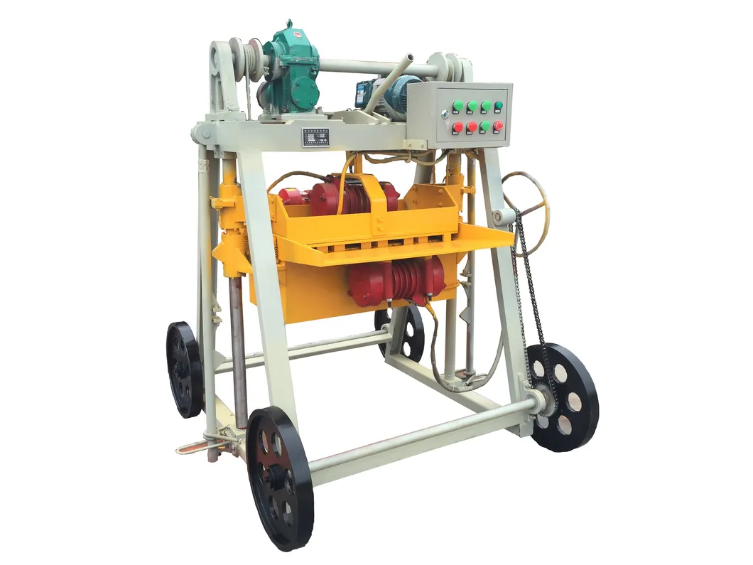 Small Movable Concrete Block Machine