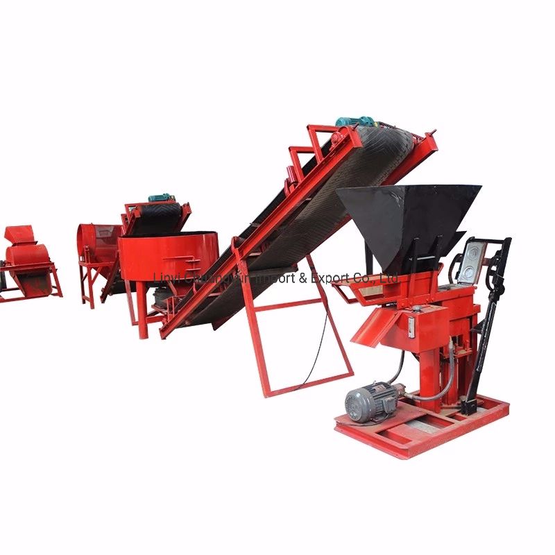 Small Profitable Machine 2-25 Small Adobe Clay Brick Making Machine