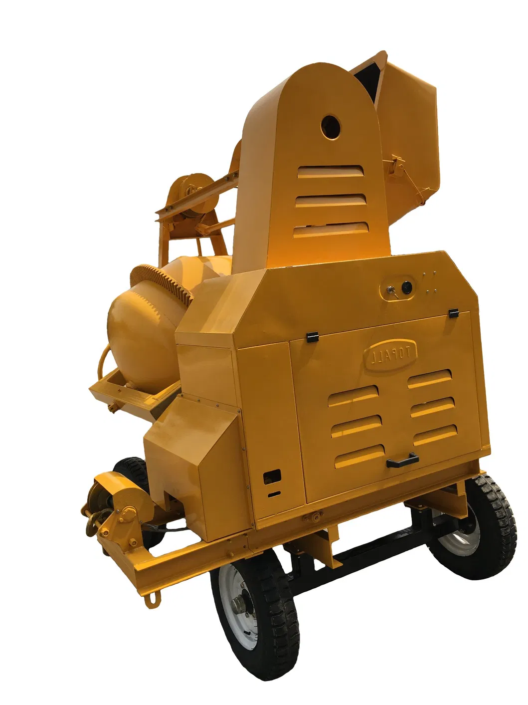 Solid and Stable Ghana Accra Self Loading Concrete Mixer with Lifting Winch
