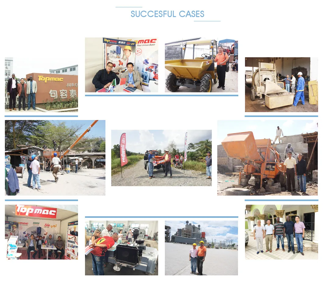 Solid and Stable Ghana Accra Self Loading Concrete Mixer with Lifting Winch