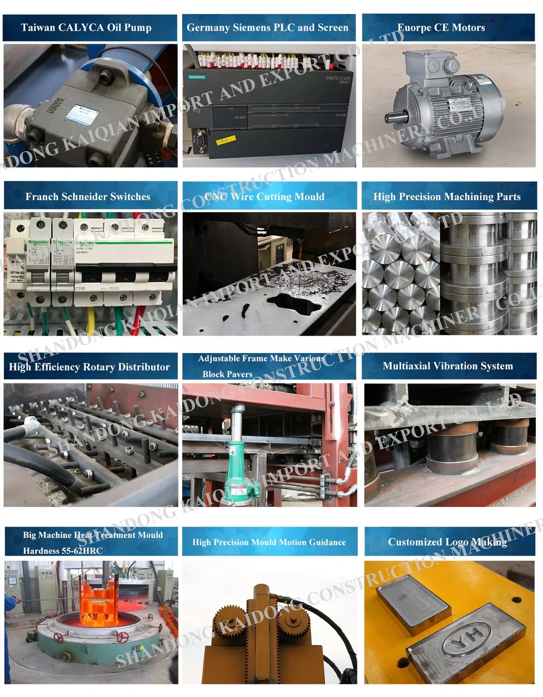 Solid Hollow/Paving Stone/Concrete Cement/Brick Machine/Block Making Machine Manufacturer Automatic Brick Making Machine