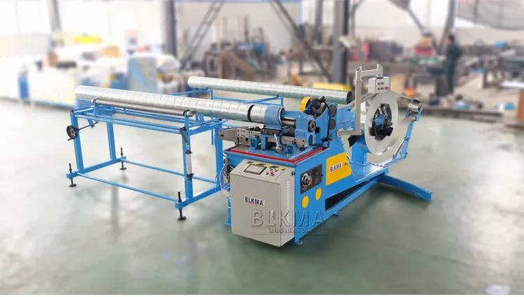 Spiro Duct Manufacture Auto  Line, Sprial HVAC Air Round Ductproduction Line