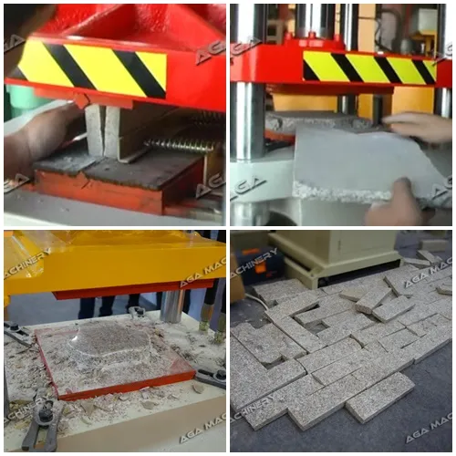 Stone Splitter/Cutting Machine for Pressing Cobble Pavers (P72/P81)