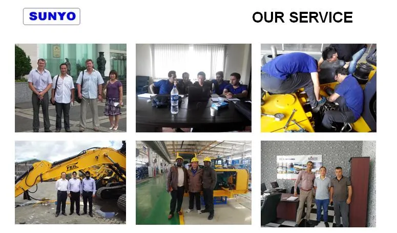 Sunyo Sy15 Mini Excavator Is Hydraulic Excavator, Similar as Wheel Loaders, Crawler Excavator,