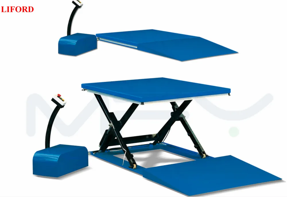 Super Low Profile Stationary Electric Lift Table Hy1003 Series