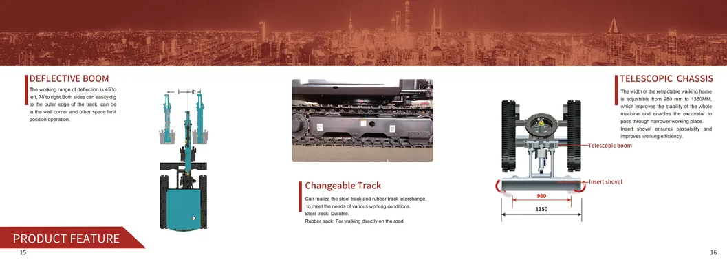 Tide Wholesale Hydraulic 2-3 Tons Zero Tail New Mini Excavator Miniexcavadora