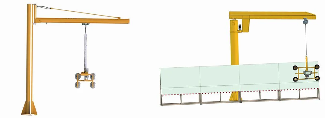 Top Quality Floor Mounted Jib Crane with Fixed Column