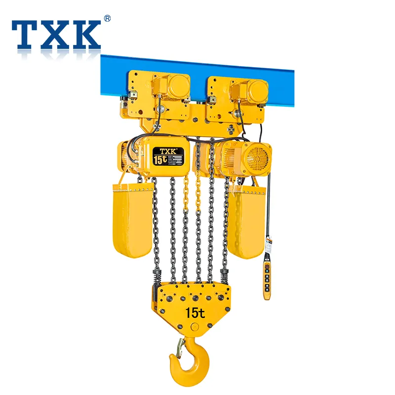 Txk Electric Chain Hoist 15 Ton Ce Certified Fixed Type