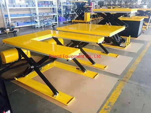 U Type Hydraulic Stationary Pallet Scissor Lift Table