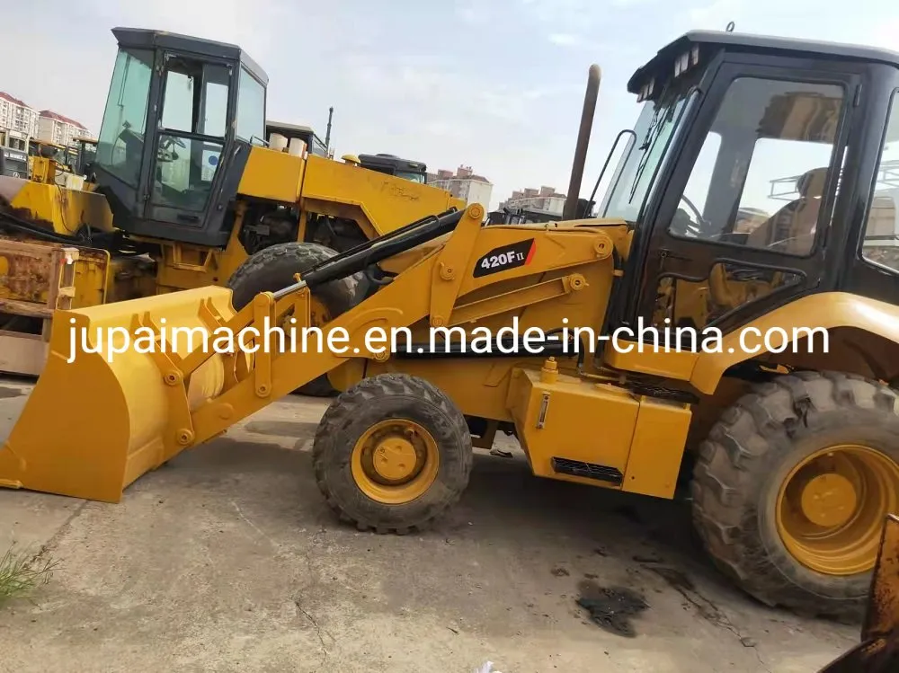 Used Cat 420f Loading Excavator Equipment Construction Machinery Wheel Loader Excavators