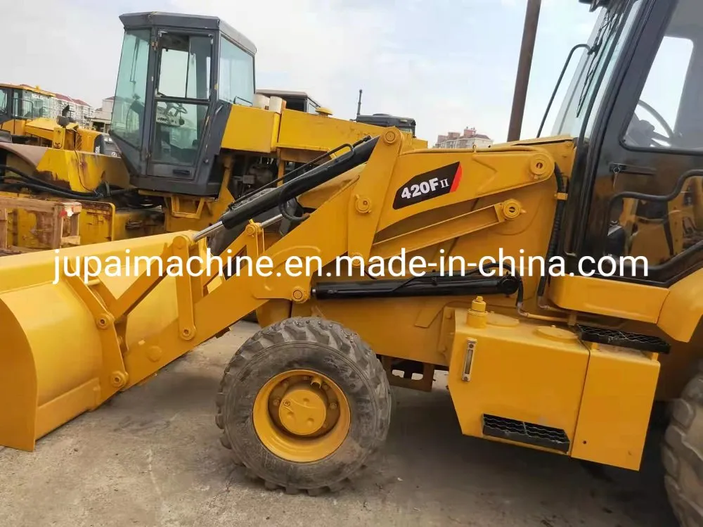 Used Cat 420f Loading Excavator Equipment Construction Machinery Wheel Loader Excavators