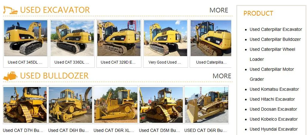 Used Komatsu PC128us Crawler Excavator /PC78us PC56 PC55mr PC138us PC160