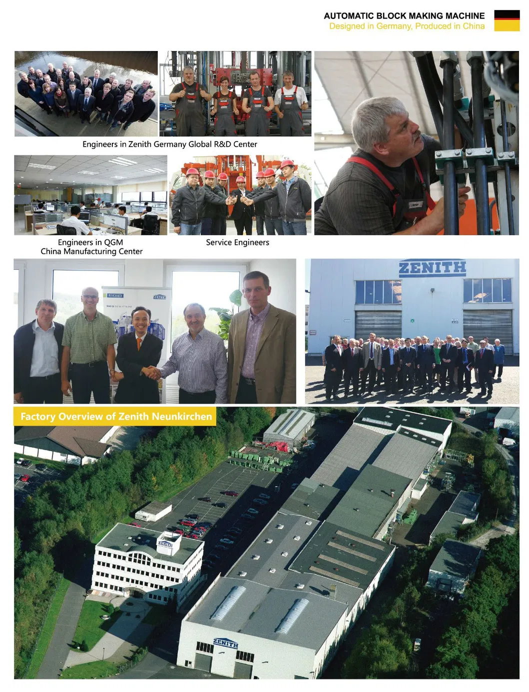 Vibration Molding Customized Qgm Standard Weight (with facemix) : 12t Paving Block Brick Machine