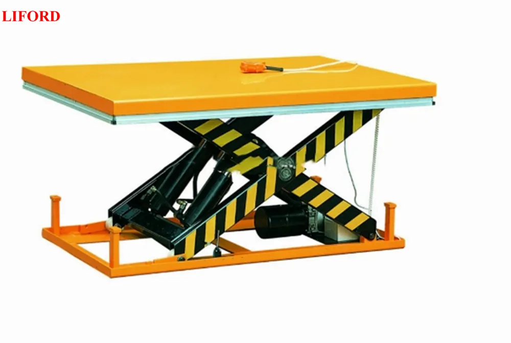 Warehouse 4000kg Stationary Electric Hydraulic Elevating Lift Table