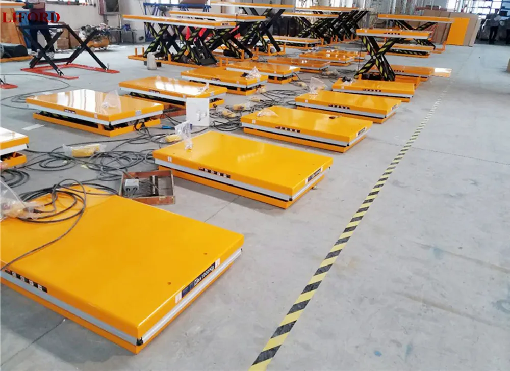 Warehouse 4000kg Stationary Electric Hydraulic Elevating Lift Table