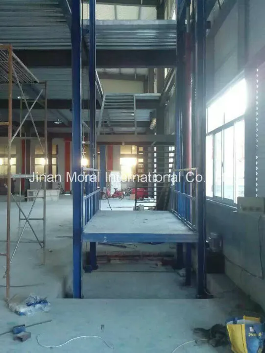 Warehouse Used Goods Lifting Cage Lift Cargo Elevator (SJD)
