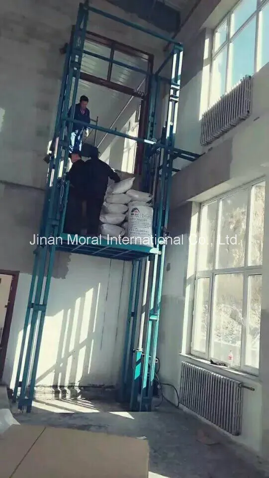 Warehouse Used Goods Lifting Cage Lift Cargo Elevator (SJD)