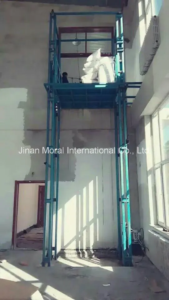 Warehouse Used Goods Lifting Cage Lift Cargo Elevator (SJD)