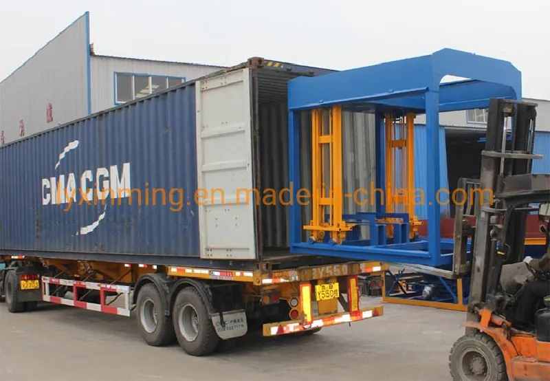 Wide Used Qt4-15 Brick Block Machine with Concrete Mixer Block Making