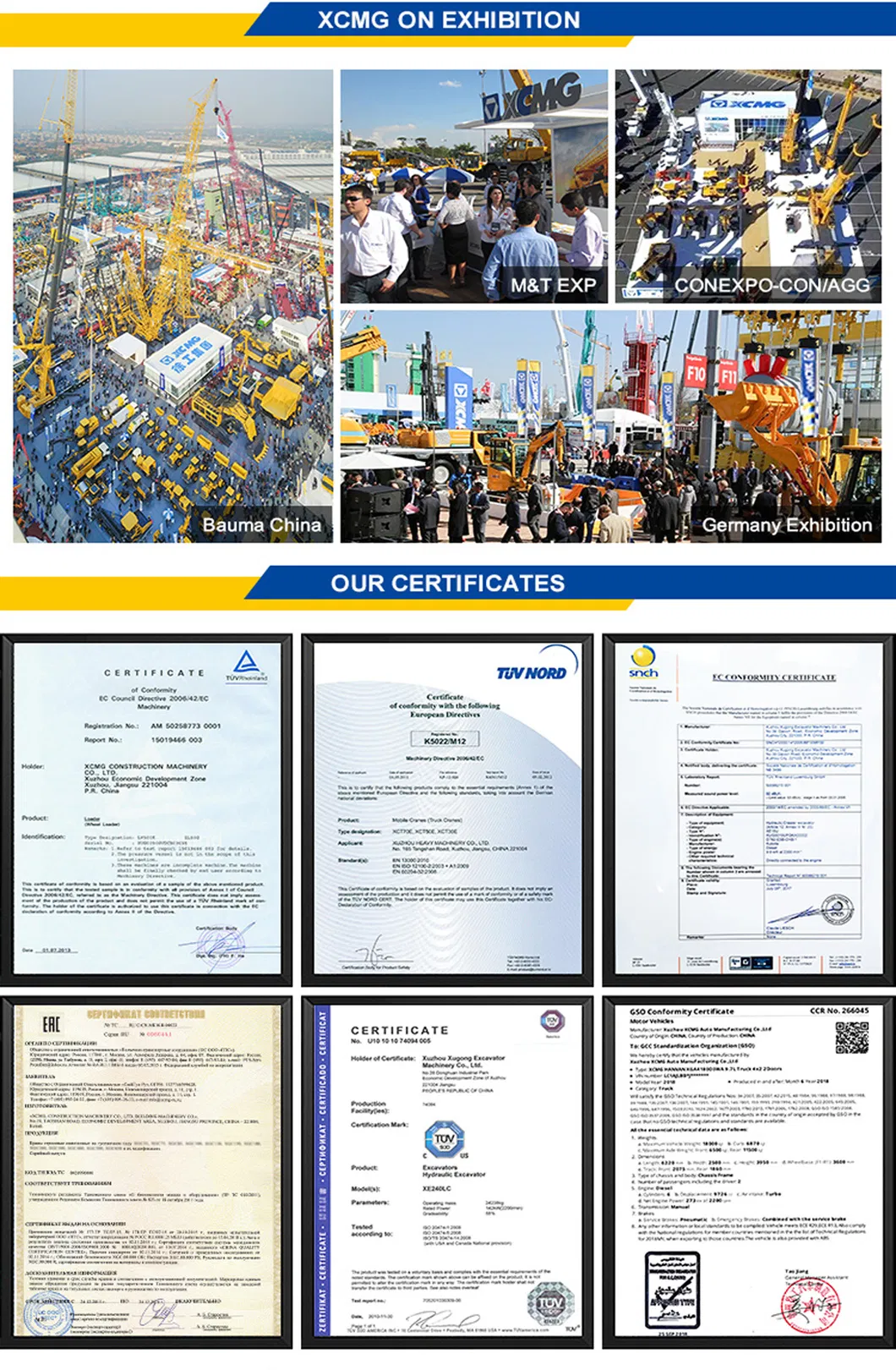 XCMG Crawler Excavator Xe370ca 35ton Mining Excavator Price (more models for sale)