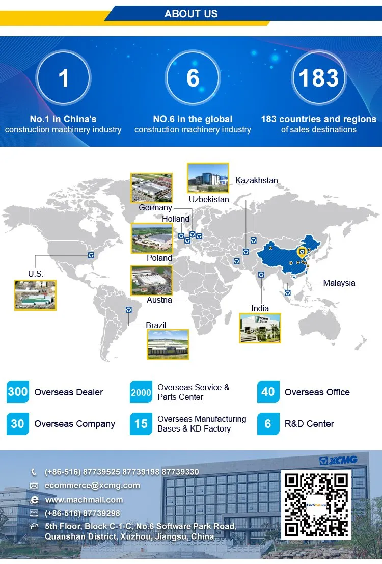 XCMG Mini Excavator Xe60W 6ton Link Belt Excavator Wheel Excavator for Sale