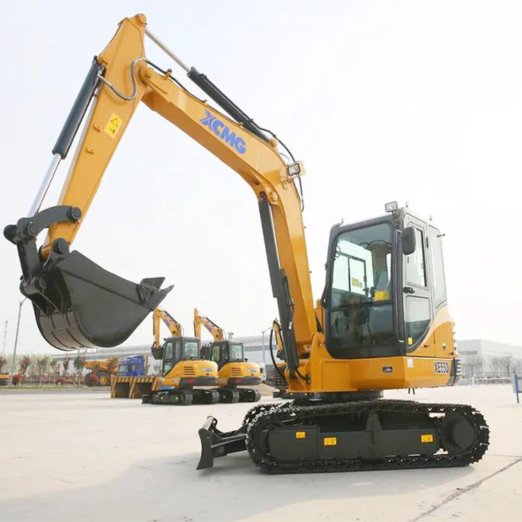 XCMG Official Xe55D 5ton Mini Crawler Excavator for Sale