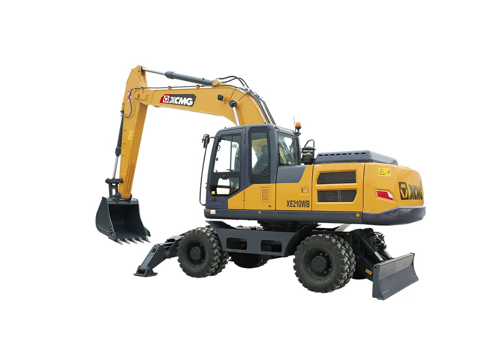 Xe150W 15t 0.5m3 CE Certificated 15 Ton Wheel Excavator