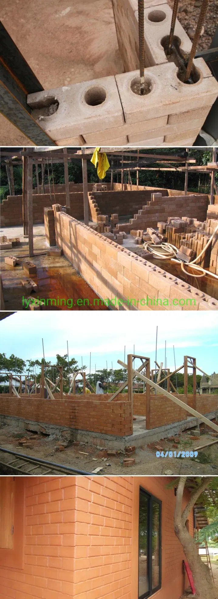 Xinming Xm2-25 Brick Making Machine Interlocking Block Forming Machine in Uganda