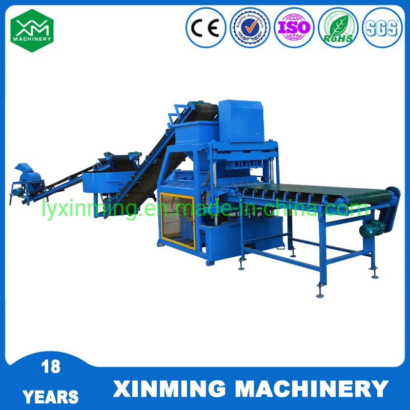 Xinming Xm2-25 Brick Making Machine Interlocking Block Forming Machine in Uganda