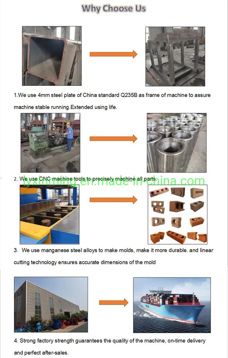 Xinming Xm4-10 Brick Making Machine Stabilised Soil Block Making Machine in Congo