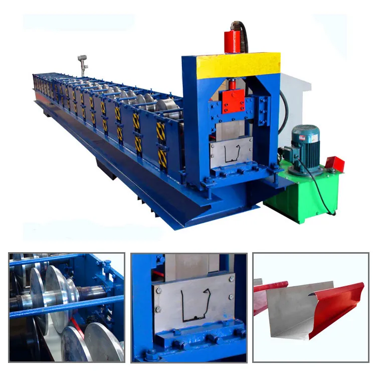 Xn Rain Gutter Machine Half Round Pipe Roll Forming Machine