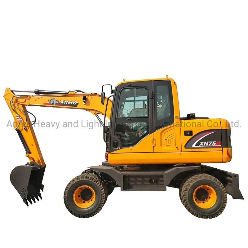 Xn75b 6230kg Factory Wheel Excavator with Good Price for Sale