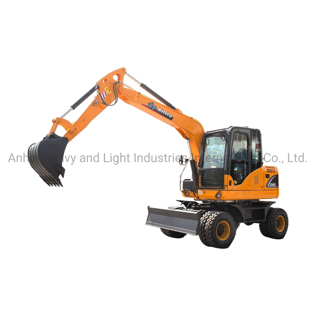 Xn75b 6230kg Factory Wheel Excavator with Good Price for Sale