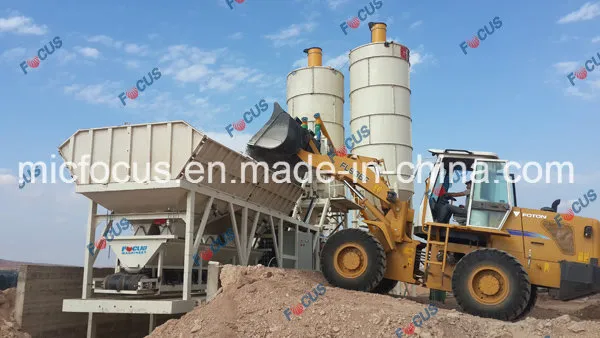 Yhzs50 50m3/H Portable Beton Batching Plant